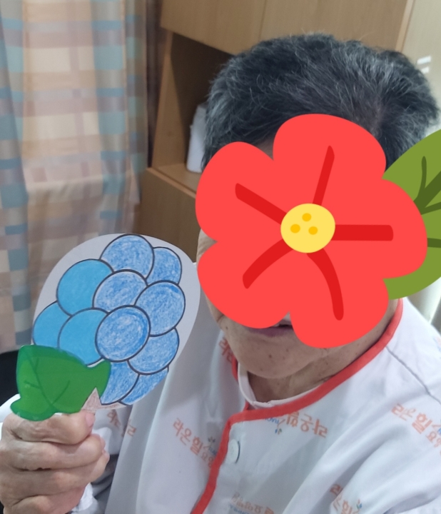 고스톱과 함께 포도나무 부채 만들기~ 